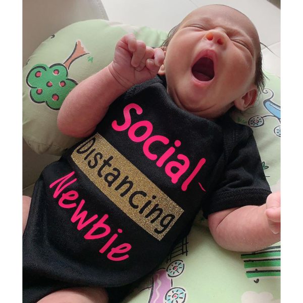 Baby Onesie, Boy, Girl, Social Distancing Onesie