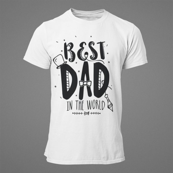 Best Dad in The World Father's Gift T-Shirt